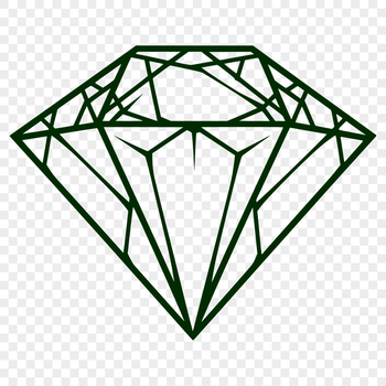 A geometric shape with pointed ends and flat sides, designed as a vector graphic.