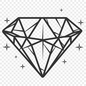 A geometric shape with pointed corners and symmetrical sides, ideal for vector designs.