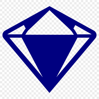 A geometric shape represented as an SVG file, featuring a stylized diamond design.