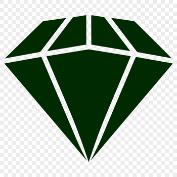 A geometric diamond shape designed as a scalable vector graphic (SVG) for digital use.