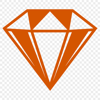 SVG illustration of a diamond shape, perfect for vector art projects.