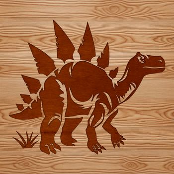 A prehistoric dino illustration in vector format, suitable for various design applications.