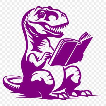 A detailed illustration of a Tyrannosaurus Rex in its prehistoric habitat.