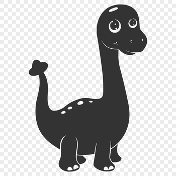 A detailed illustration of a prehistoric baby dinosaur in full body pose.