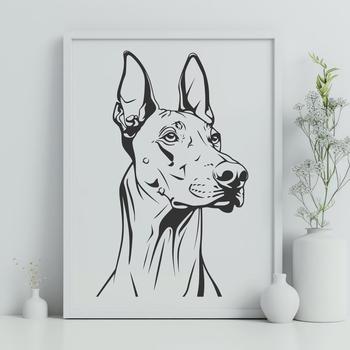 Free Doberman Pinscher - Cricut PNG