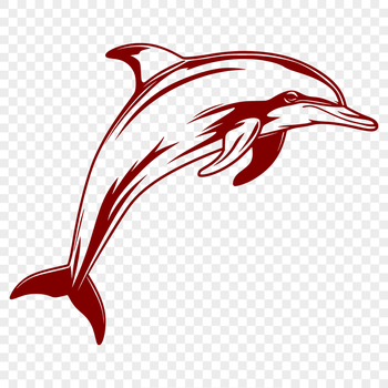 Stunning Dolphin Clipart