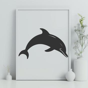 Stunning Dolphin Vector Craft File