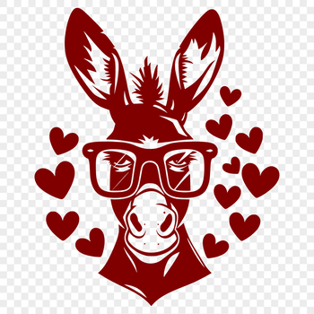 Free Free Donkey Decal