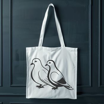 A white dove perched on a branch, depicted in vector format.