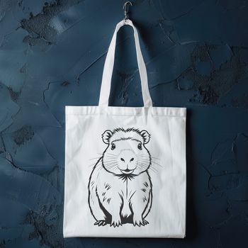 A large rodent native to South America, depicted in vector format as a downloadable SVG file.