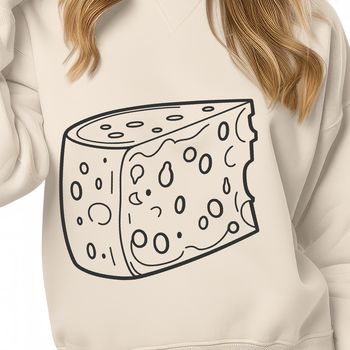 High-quality vector illustration of a wedge of cheese in a realistic style.