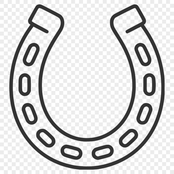 SVG horse shoe for commercial use and free download