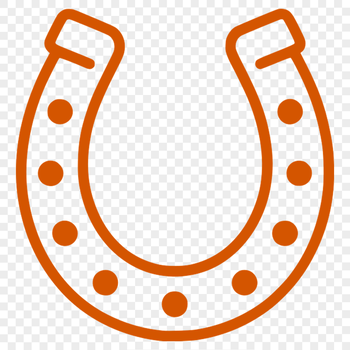 SVG horse shoe vector design for commercial use and laser cutting