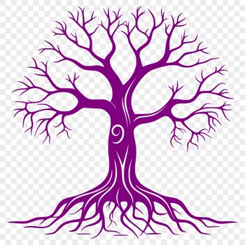 Simple tree design suitable for digital projects.