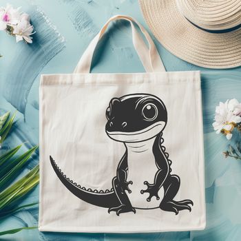 A digital illustration of a salamander in vector format, suitable for various design applications.