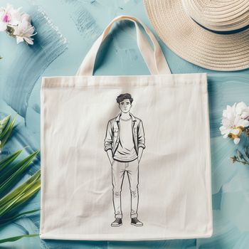 A male figure designed as a vector graphic in SVG format.