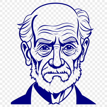 A simple male figure illustration created as a vector graphic.