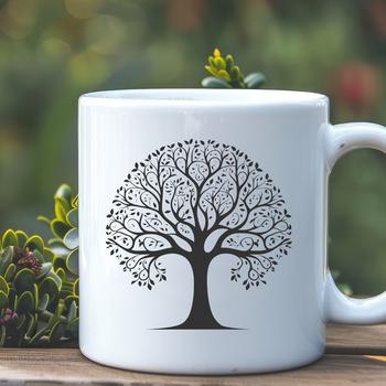 A detailed graphic representation of a tree as a scalable vector graphic (SVG).