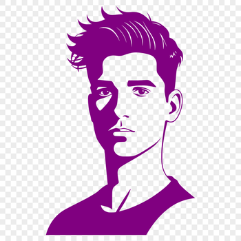 A male figure in vector format, suitable for digital applications.