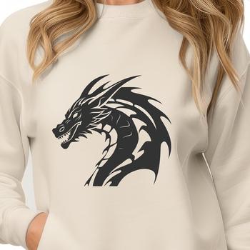 Stunning Dragon In PNG & SVG