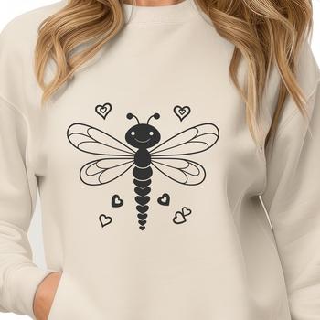 A colorful dragonfly insect with iridescent wings and body, suitable for vector art and design projects.