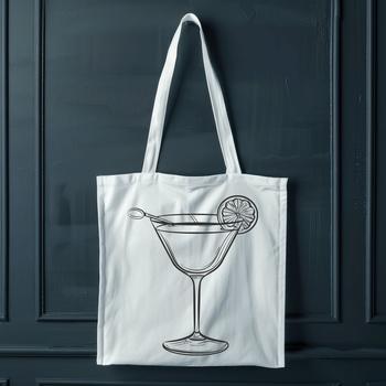 A high-resolution illustration of a cocktail in a glass, created using vector art for scalable design.