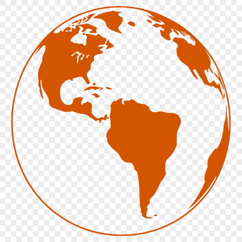 A detailed illustration of the Earth, suitable for graphic design and digital art projects.