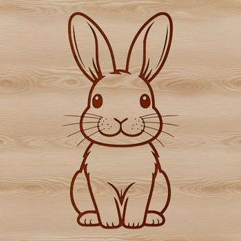 A detailed SVG rabbit icon suitable for digital design projects.
