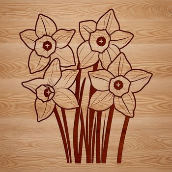 A single daffodil flower in a natural setting, often associated with Easter celebrations.