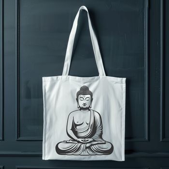 A digital representation of the Buddha, created as a scalable vector graphic.