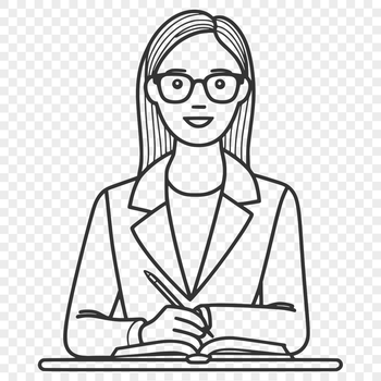 A professional woman standing in front of a classroom, representing the education profession.