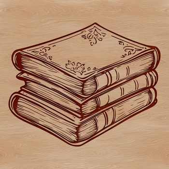 A digital illustration of a book with clean lines and simple design, suitable for educational and creative purposes.