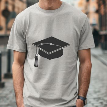A simple graduation cap illustration in vector format, suitable for education-themed designs and projects.