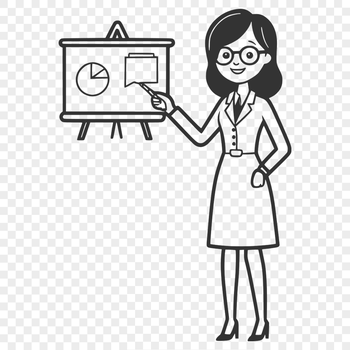 A female educator in a professional setting, emphasizing the importance of education.