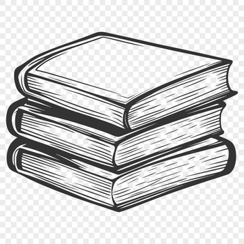 A single-page book with a flat cover and pages that can be edited in vector format.