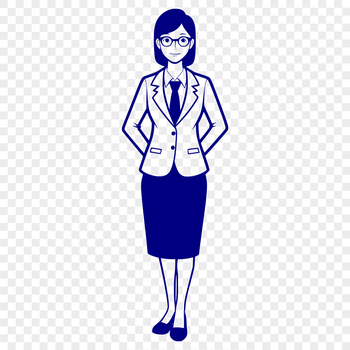 A professional woman standing in front of a whiteboard, representing the education profession.
