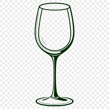 A single glass of red wine on a table with a subtle background texture.
