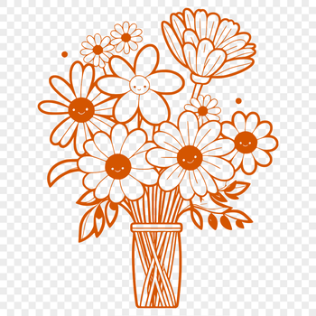 A colorful bouquet of flowers in various shapes and sizes, perfect for wedding or Mother's Day arrangements.