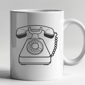 A high-quality illustration of a telephone in vector format, suitable for digital design projects.