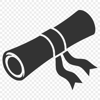 A digital representation of a scroll, suitable for vector art projects and cutting machine designs.