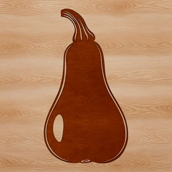 A high-quality vector image of a squash, suitable for use in graphic design projects.