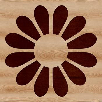 A simple line drawing of a sunflower in a floral design, suitable for gardening and nature themes.