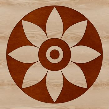 An illustration of a single sunflower plant in full bloom, suitable for use in garden-inspired designs.