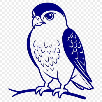A detailed vector illustration of a bird in flight, perfect for cutting machines like Cricut.