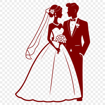 A traditional wedding scene featuring a bride and groom surrounded by floral arrangements and exchanging vows.
