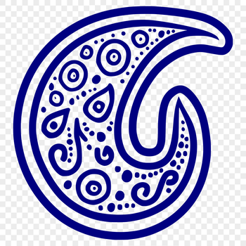 Ornate paisley pattern in vector format