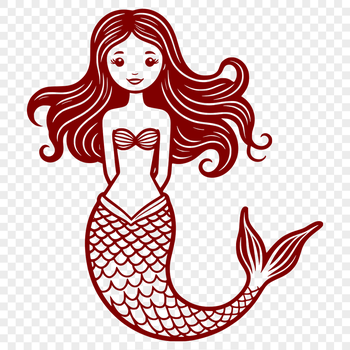 A digital illustration of a mythical underwater creature with human upper body and fish tail.