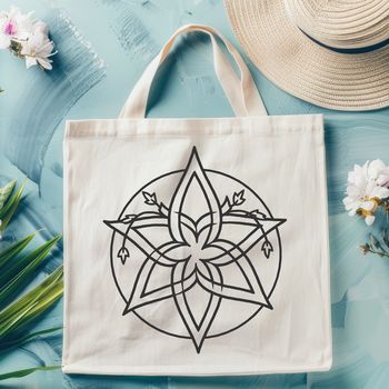 A detailed illustration of a pentagram surrounded by mystical symbols and motifs, evoking the practice of witchcraft.