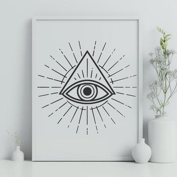 Stunning Eye Of Providence In PNG Format