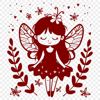 A stylized illustration of a full-body mythical creature with ornate floral details.